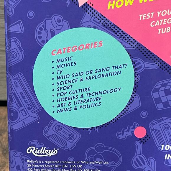 Thats So 80s Trivia Card Game Adult Party 2+ Players Item QUZ011 Complete Game - Picture 10 of 15